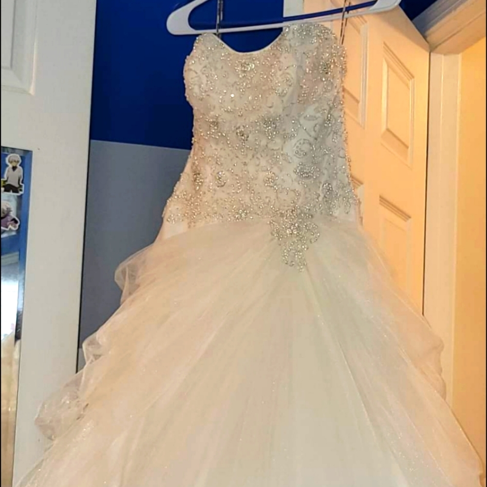 White Wedding Ballgown Dress